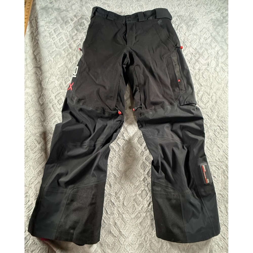 RLX Ralph Lauren Pants Mens Small Black Softshell Ski Snowboard RECCO Tech